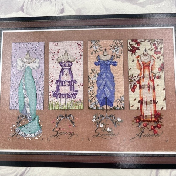 Mirabilia Designs "Dressmakers' Daughter" Cross Stitch Pattern Nora Corbett - Picture 2 of 5